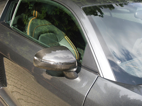 Audi R8 V10 Lackierung Kohlefaser Carbon Spiegel Designlackierung