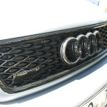 Audi RS4 Lackierung weiss Kohlefaser Karbon