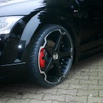 Audi TT Cabrio Lackierung schwarz