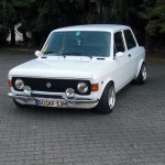 Fiat 128 weiss Aufarbeitung Lackierung