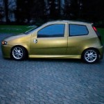 Fiat Punto Sonderlackierung gold