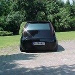 Fiat Punto schwarz Lackierung