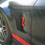 Ford Mustang Cabrio Designlackierung schwarz rot