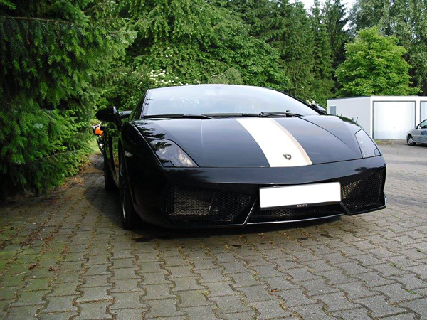 Lamborghini Gallardo schwarz weiss Designlackierung