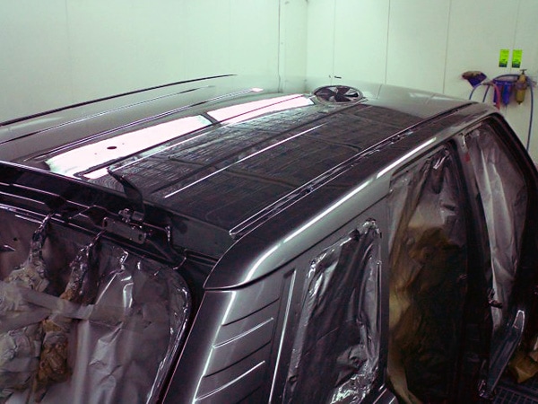 Land Rover grau anthrazit Kohlefaser