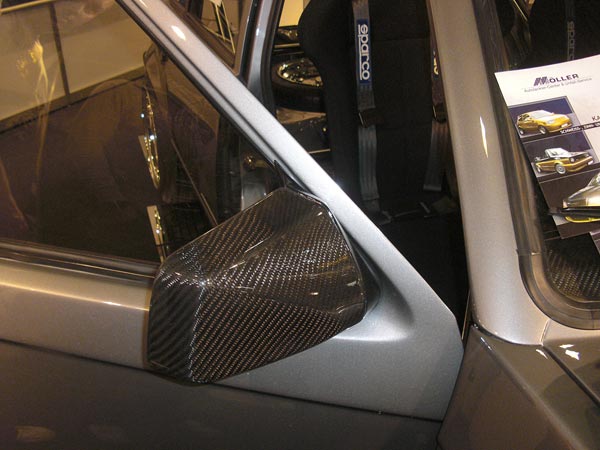 Opel Kadett D silber Lack Aufarbeitung Tuning Kohlefaser Chrom