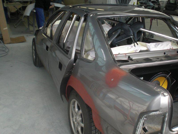 Opel Vectra Aufarbeitung Tuning Kohlefaser Carbonlack