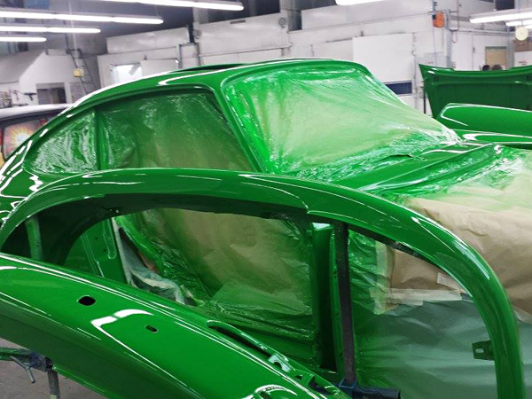 Porsche 911 Lackierung grün
