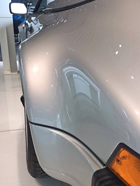 Porsche Speedster Lackierung Silber