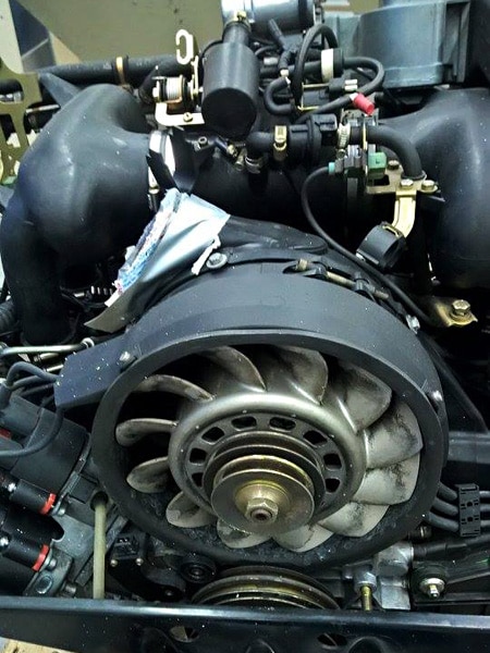 Trockeneisstrahlen Motor inklusive Getriebe