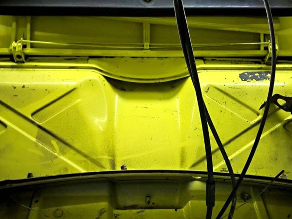 Trockeneisreinigung Radaufhängung Fahrwerk Porsche 914
