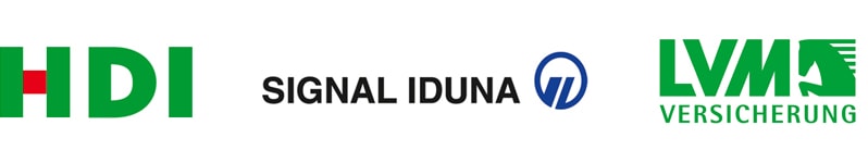 Logo HDI Signal Iduna LVM Versicherungen