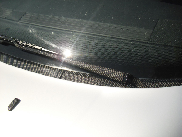 VW Corrado silber Tuning Kohlefaser Carbon Scheibenwischer