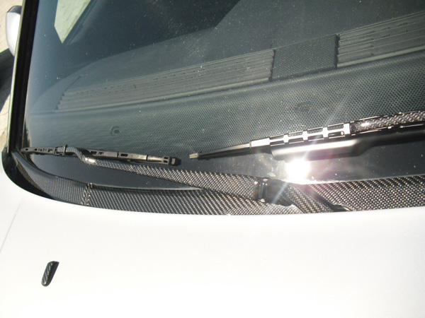 VW Corrado silber Tuning Kohlefaser Carbon Scheibenwischer