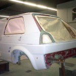 VW Golf 2 anthrazit Aufarbeitung Karosserie