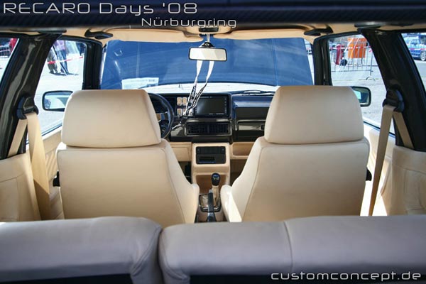 VW Golf 2 anthrazit Cockpit