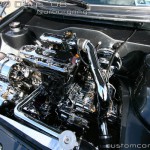 VW Golf 2 anthrazit Chrom Carbon Motor