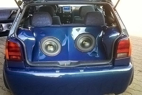 VW Polo 6N dunkelblau Lackierung Karosserieumbau	Tuning HiFi