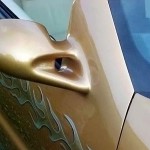 VW Polo 6N gold Sonderlackierung Tuning Karosserieumbau